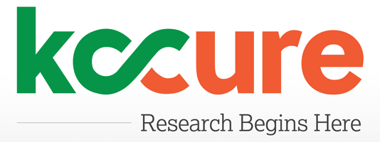 KCCure logo "Research begins here"